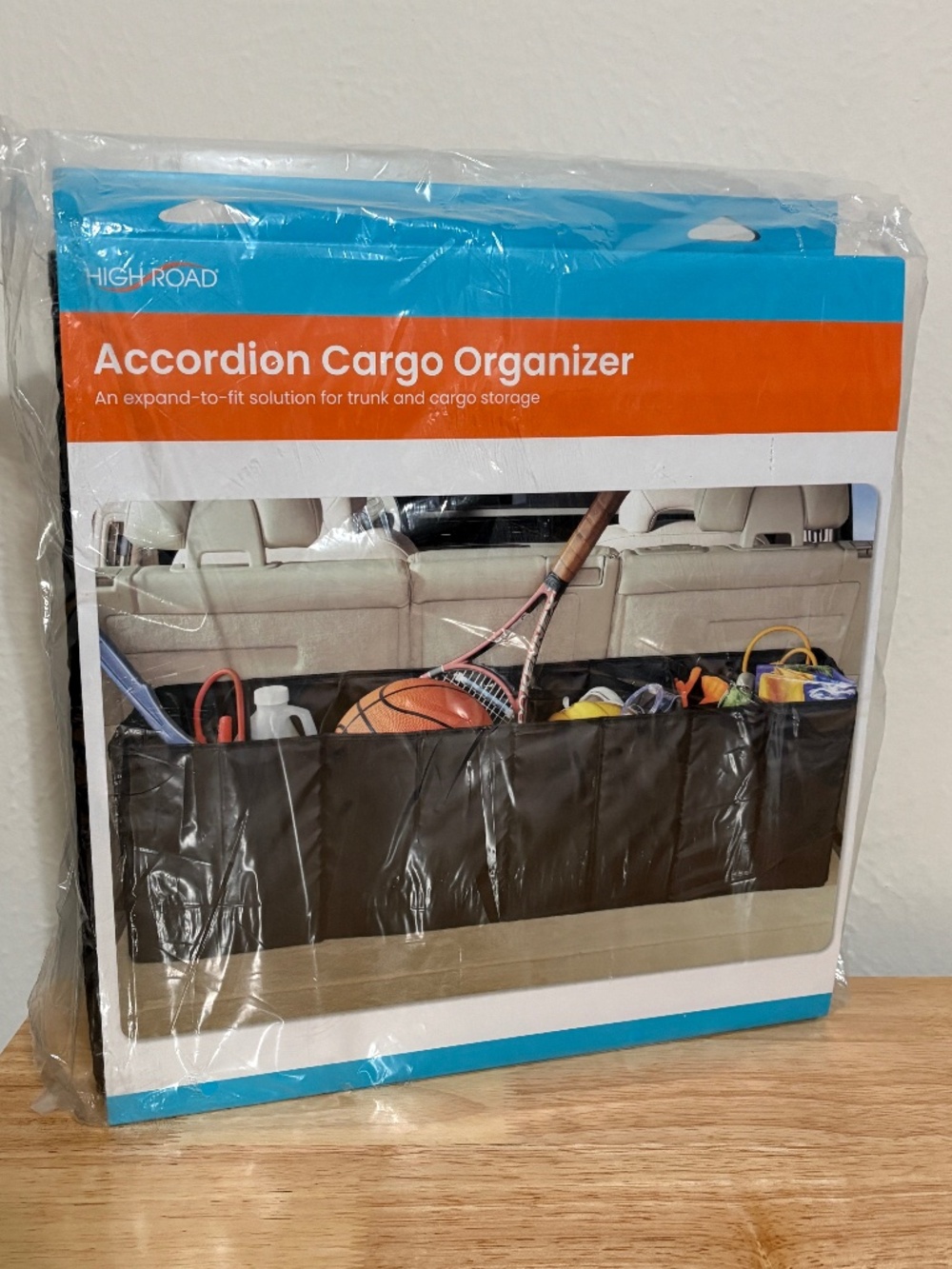 High Road Expand-to-Fit Car and SUV Trunk Organizer NIB